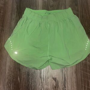 Lululemon Lime Green Active Shorts